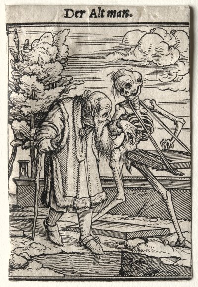 Dødedansen: Den gamle mand af Hans Holbein