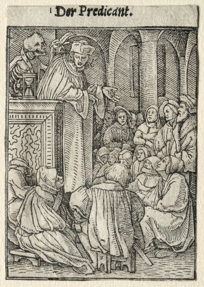 Dødedansen: Prædikanten af Hans Holbein