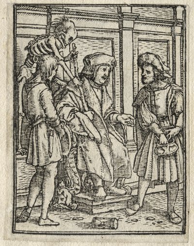 Dødedansen: Dommeren af Hans Holbein