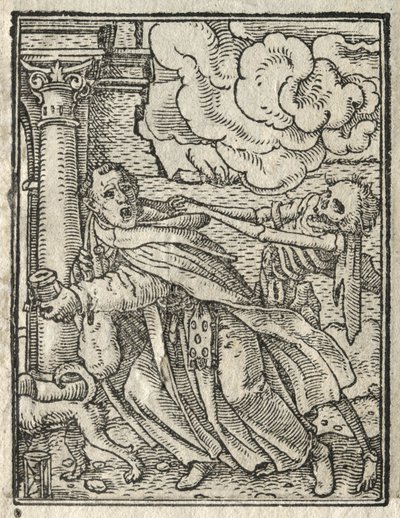 Dødedansen: Den betægerbroder; Nonnen af Hans Holbein