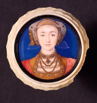 Anne af Cleves, 1539 (wc på vellum monteret på elfenben) af Hans Holbein der Jüngere