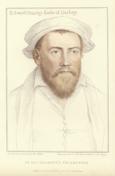 Edward Stanley, Earl of Derby (akvatint) af Hans Holbein der Jüngere