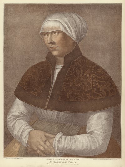 Elsbeth, hustru til Hans Holbein (akvatint) af Hans Holbein der Jüngere
