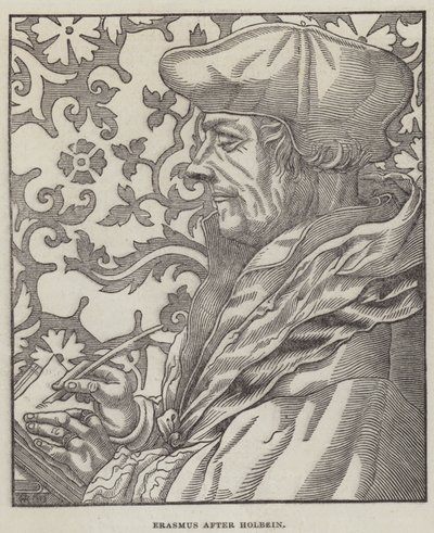 Erasmus af Hans Holbein der Jüngere