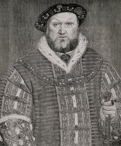 Henrik VIII (1491-1547) af Hans Holbein der Jüngere