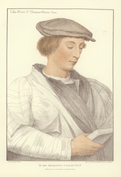 John More, søn af Sir Thomas More (akvatint) af Hans Holbein der Jüngere