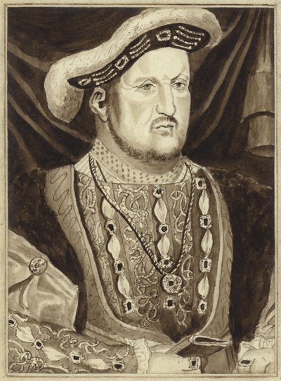Kong Henrik VIII af England af Hans Holbein der Jüngere