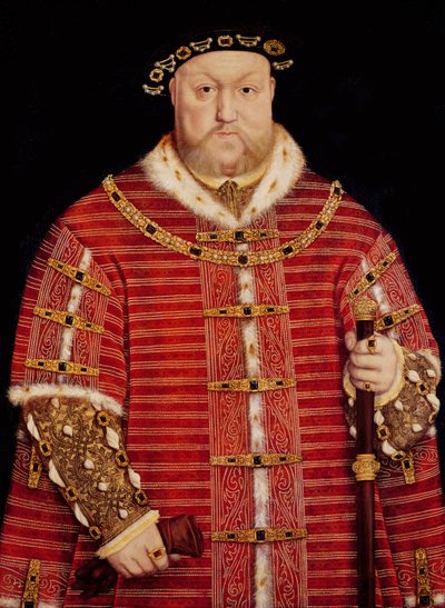 Portræt af Henrik VIII af Hans Holbein der Jüngere