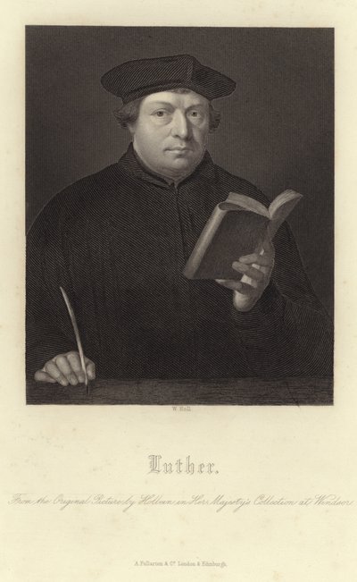 Portræt af Martin Luther af Hans Holbein der Jüngere