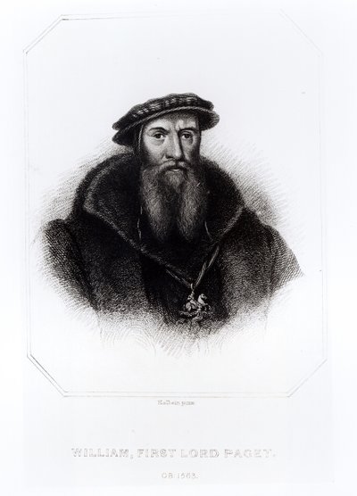 Portræt af William, First Lord Paget af Hans Holbein der Jüngere