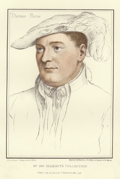 Sir Thomas Parry (akvatint) af Hans Holbein der Jüngere