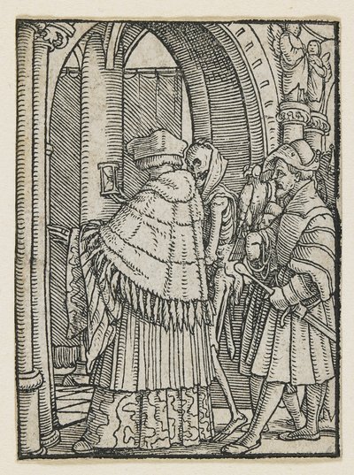 Kanonen fra Dødedansen (Lyon), 1538, 1523-1526 af Hans Holbein der Jüngere
