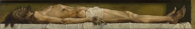 The Dead Christ, 1521 (tempera på panel) af Hans Holbein der Jüngere