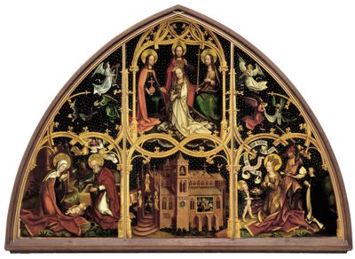 Tysk: Basilika Santa Maria Maggiore, rechter Tafel: Enthauptung der hl. Dorothea Basilica Santa Maria Maggiore af Hans Holbein the Elder