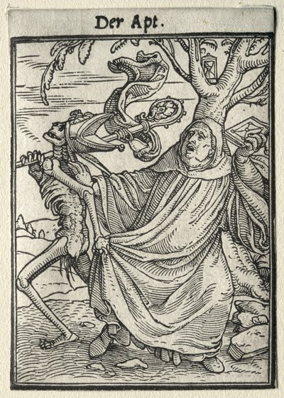 Dødedansen: Abbeden af Hans Holbein the Younger