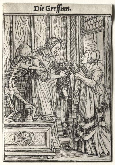 Dødedansen: Grevinden af Hans Holbein the Younger