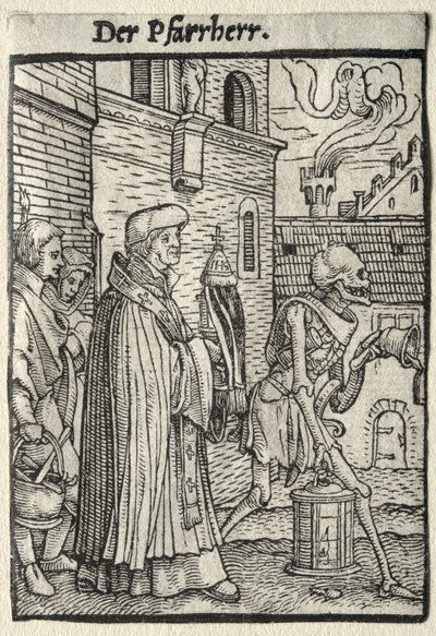 Dødedansen: Præsten af Hans Holbein the Younger