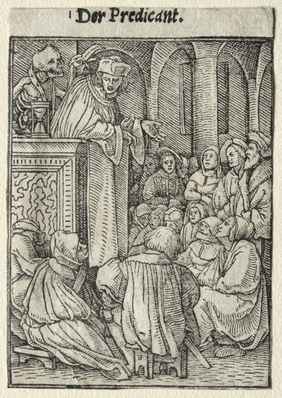 Dødedansen: Prædikanten af Hans Holbein the Younger