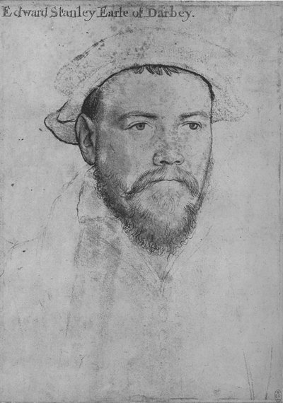 Edward Stanley, jarl af Derby, c1532-1543 1945 af Hans Holbein der Jüngere