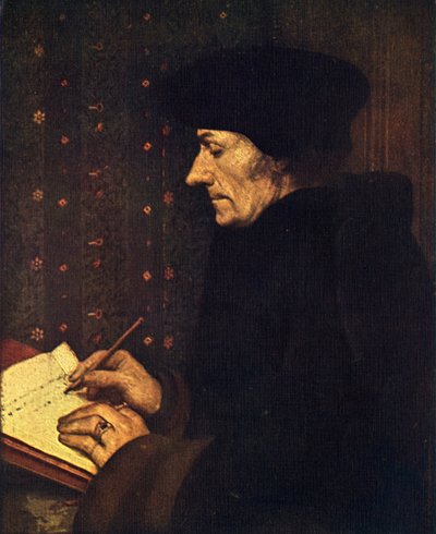 Erasmus, 1523, 1909 af Hans Holbein der Jüngere