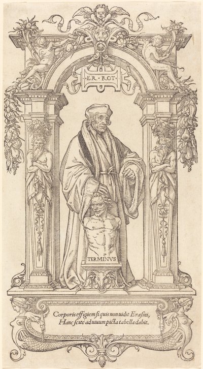 Erasmus af Rotterdam af Hans Holbein der Jüngere
