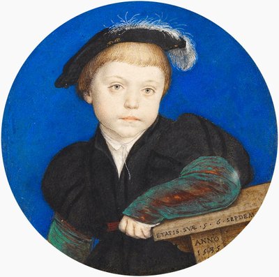 Henry Brandon, 2. hertug af Suffolk (1535-51) af Hans Holbein the Younger