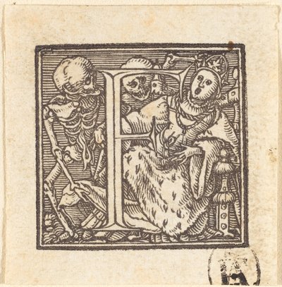 Bogstav F. af Hans Holbein der Jüngere