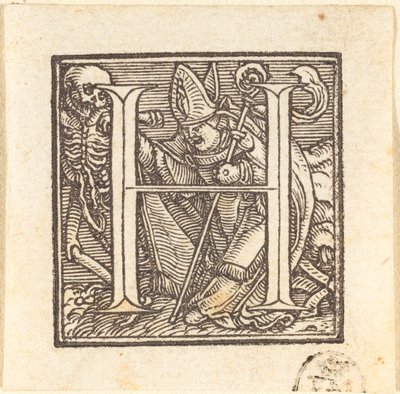 Bogstav H. af Hans Holbein der Jüngere