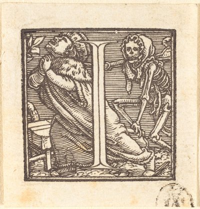 Bogstav I af Hans Holbein der Jüngere