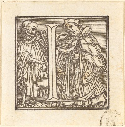 Bogstav L af Hans Holbein der Jüngere
