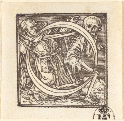 Bogstav O af Hans Holbein der Jüngere