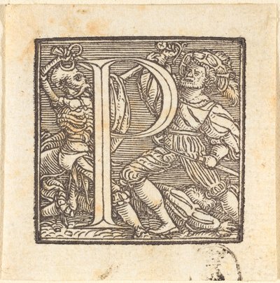 Bogstav P af Hans Holbein der Jüngere