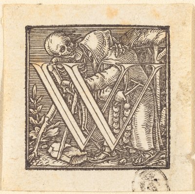 Bogstav W. af Hans Holbein der Jüngere