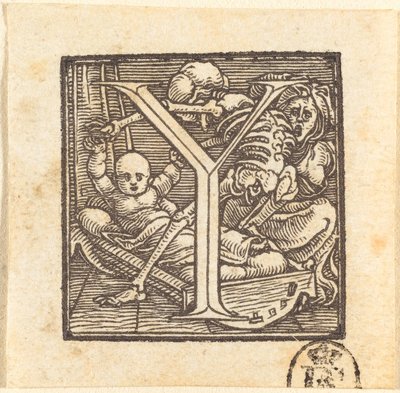 Bogstav Y af Hans Holbein der Jüngere