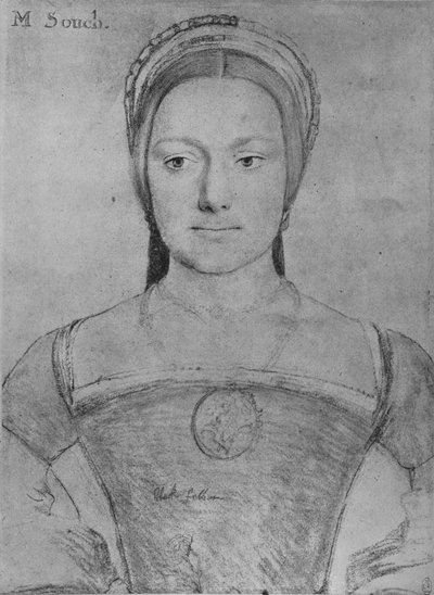 Mary Zouch, c1532-1543 1945 af Hans Holbein der Jüngere