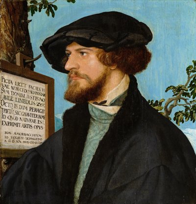 Portræt af Bonifacius Amerbach, 1519 (olie på fyrretræ) af Hans Holbein der Jüngere