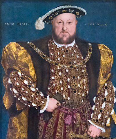 Portræt af Henrik VIII af Hans Holbein der Jüngere