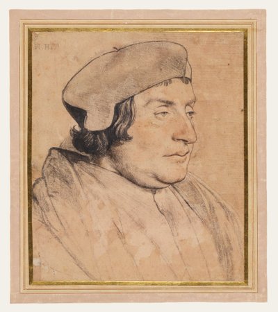 Portræt af en lærd eller gejstlig af Hans Holbein the Younger