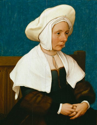 Portræt af en kvinde af Hans Holbein the Younger