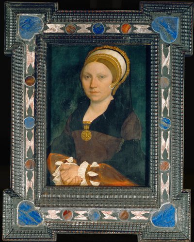Portræt af en engelsk dame, efter 1540 (maleri på egetræ) af Hans Holbein the Younger