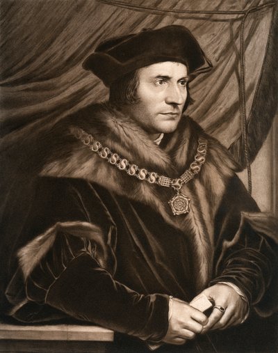 Sir Thomas More, 1527, 1902 af Hans Holbein der Jüngere