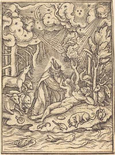 Skabelsen. af Hans Holbein der Jüngere