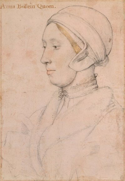 Ukendt Lady Anne Boleyn, 1536 af Hans Holbein der Jüngere