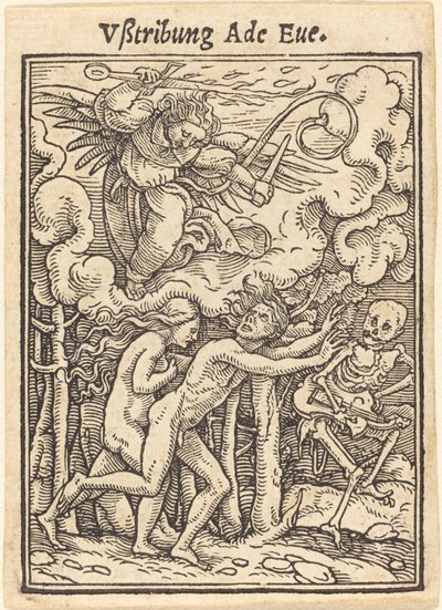 Vßtribung Ade Eue af Hans Holbein der Jüngere