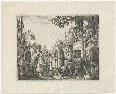 Alexander den Store og Diogenes af Hans Janssen