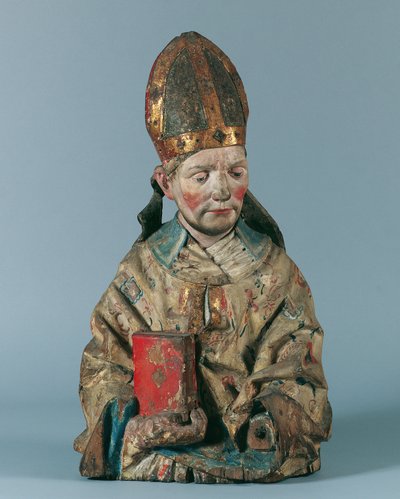 halvfigur af St. biskoppens af Hans Klocker (Umkreis)
