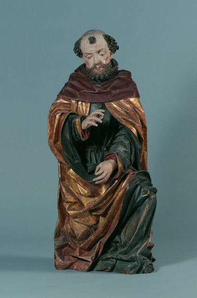 Joseph fra en tilbedelsesgruppe (Nativity) af Hans Klocker