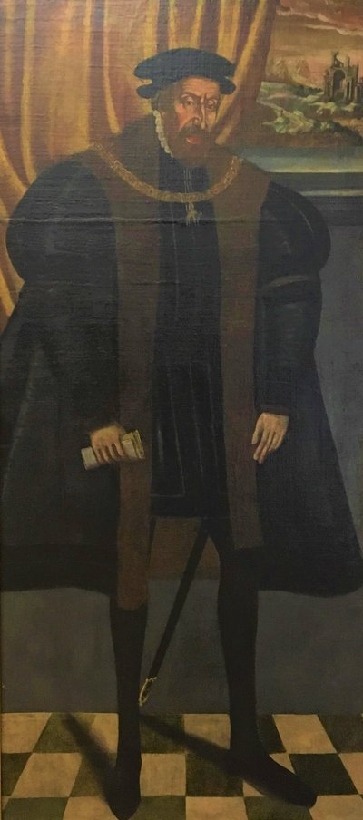 Kejser Ferdinand I af Habsburg (uden ramme) af Hans Krell