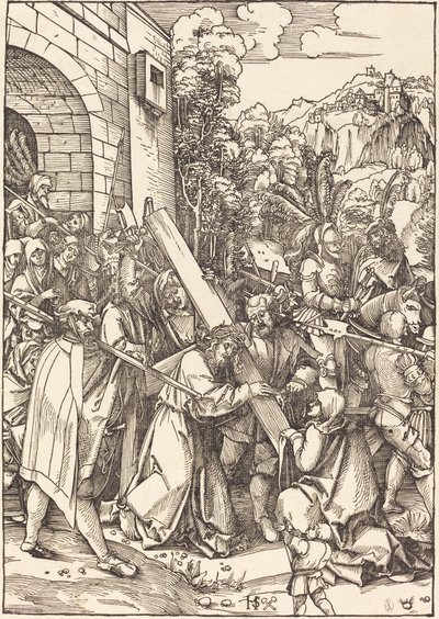 Kristus der bærer korset af Hans Leonard Schaufelein