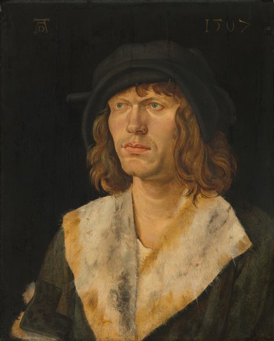 Portræt af en mand, ca. 1507 (olie på panel) af Hans Leonard Schaufelein